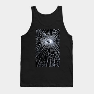 Broken Glass 2 iPhone Black Tank Top